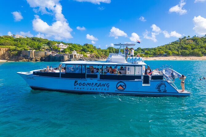 Boomerang’s Best of Anguilla: Swim with Turtles Adventure - The onboard food, snacks, and open bar (yes, it’s a big deal)