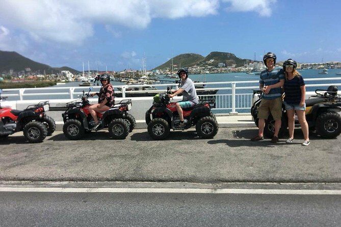 For hotel guests: Guided ATV Tour Dutch/French St. Maarten - Highlights & Beach - St. Maarten by ATV: Dutch and French Side Variety Without the Long Wait