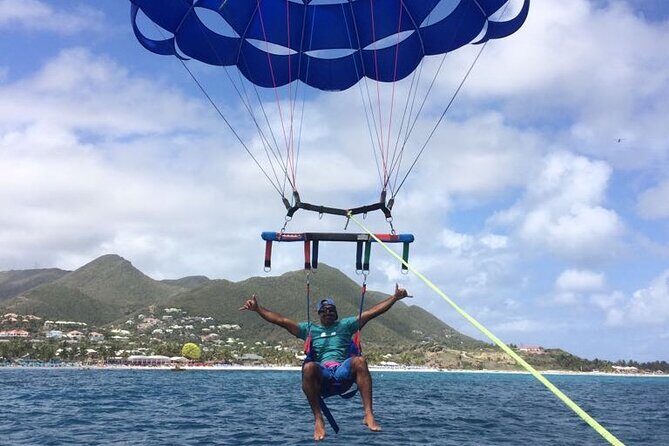 Parasailing Orient Bay Beach Sint Maarten - What actually happens during the parasail flight (15 minutes, 300 feet, big views)