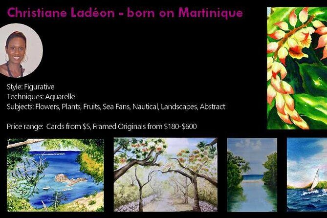 St.Martin - St.Maarten: Small Group, Visit Our Artists, Art Tour - Stop-by-Stop: Four Studios Across the French and Dutch Sides