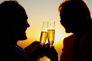 Sunset Champagne Cruise in St. Maarten - Sailing Past Simpson Bay and Mullet Bay to Long Bay