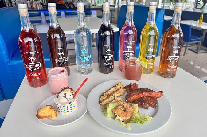 Topper's Rhum Culinary and Tasting Tour Rum Food and Fun - Lagoon-View Dining: Chef’s Cooking with Rhum Sampler Platter
