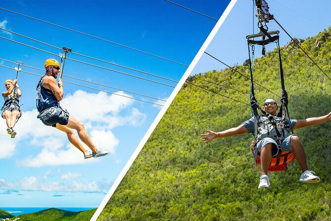 Zipline Experience: Sentry hill Zip & Flying Dutchman St Maartin - The 360-degree deck: what to look for when you get up there